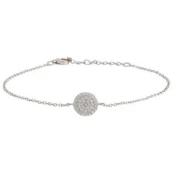 Joanli Nor - ANNIENOR 9 mm armband mit Zirkon i silber