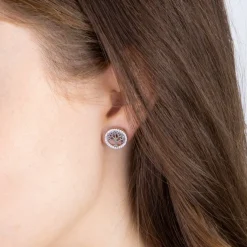 Joanli Nor - Caia Runder Lebensbaum aus Silber mit Zirkoniumdioxid