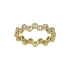 Joanli Nor - EMMYNOR Ring in vergoldet mit Zirkonia - 52**