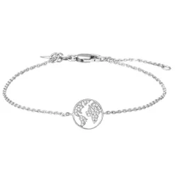 Joanli Nor - ETTANOR armband m. Verden i zirkonia i silber