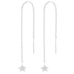 Joanli Nor - HAYLEYNOR Ohrringe mit Sternen in silber