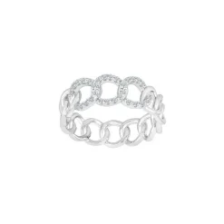 Joanli Nor - JASMINNOR Ring mit Zirkonen in silber