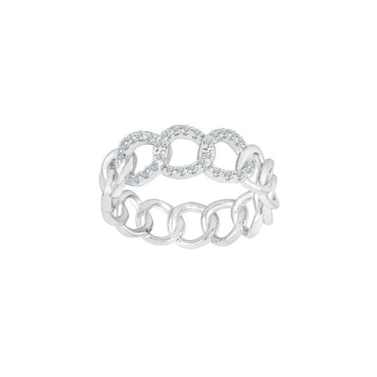 Joanli Nor - JASMINNOR Ring mit Zirkonen in silber