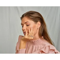 Joanli Nor - JASMINNOR Ring mit Zirkonen in silber