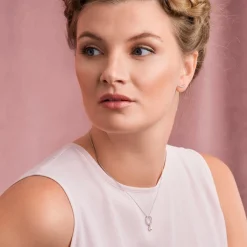 Joanli Nor - LINDANOR Ohrstecker aus vergoldete silber m. zirkonia