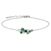 Joanli Nor - NADINENOR armband i silber w. green zirkonia