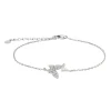 Joanli Nor - NELLIENOR armband i silber w. butterfly zirkonia