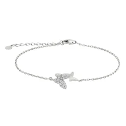 Joanli Nor - NELLIENOR armband i silber w. butterfly zirkonia