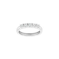 Joanli Nor - OBINOR Ring in silber mit 5 zirkonia