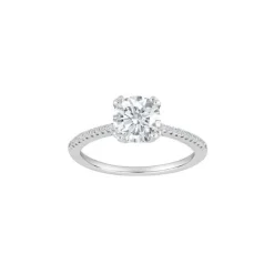 Joanli Nor -ELLENOR Ring mit rundem Zirkon Stein in silber