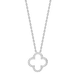 Joanli Nor PamelaNor Halskette in silber mit zirkonia