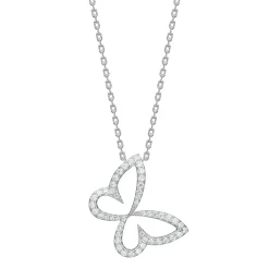 Joanli Nor PamelaNor Halskette in silber mit Schmetterling