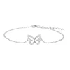 Joanli Nor PamelaNor Schmetterling armband in silber mit zirkonia