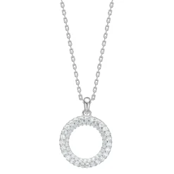 Joanli Nor PaulaNor Halskette in silber mit zirkonia