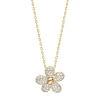 Joanli Nor PHOEBENOR Halskette in vergoldete silber mit Blume
