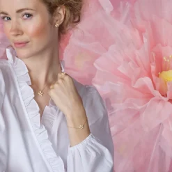 Joanli Nor PHOEBENOR ring aus vergoldetem silber mit Blume