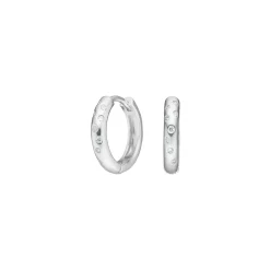 Joanli Nor PopNor Ohrringe in silber mit zirkonia