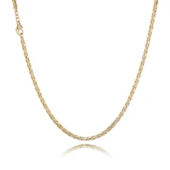 Königskette - 8 kt. Gold Halskette (Verschiedenen Größen und Längen)