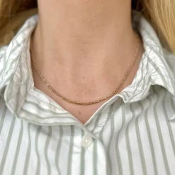 Königskette - 8 kt. Gold Halskette (Verschiedenen Größen und Längen)