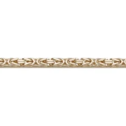 Königskette - 8 kt. Gold Halskette (Verschiedenen Größen und Längen)