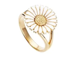 Kranz & Ziegler - Margeritenring 15 mm weiß/forg