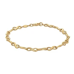 8kt. Goldarmband mit Ewigkeitszeichen*