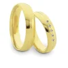 8-14 kt Rotgold Ringe - 5 Brillanten