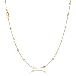 Kugelkette Ankerhalskette aus 8 kt Gold