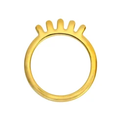 LULU Copenhagen Blinken ring aus vergoldetem silber