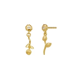 Maanesten - Amaria Ohrringe in vergoldete silber