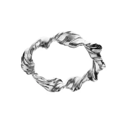 Maanesten - Amy Ring in Silber mit Drehung**