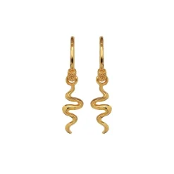 Maanesten - Aryah-Ohrringe aus vergoldetem Silber