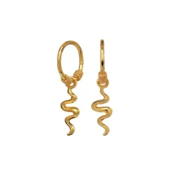 Maanesten - Aryah-Ohrringe aus vergoldetem Silber