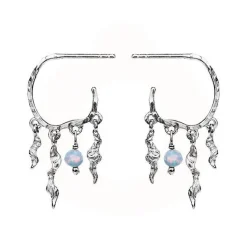 Maanesten - Bayou-Ohrringe in Silber