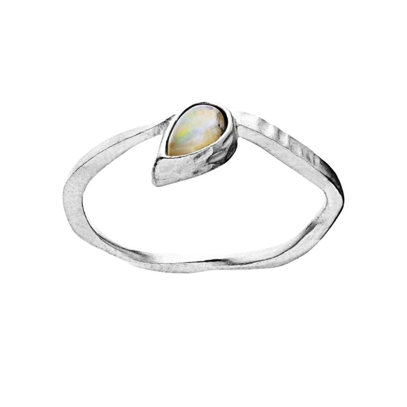 Maanesten - Cille Ring aus Silber mit Opal