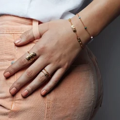 Maanesten - Cuesta Ring aus vergoldetem Silber