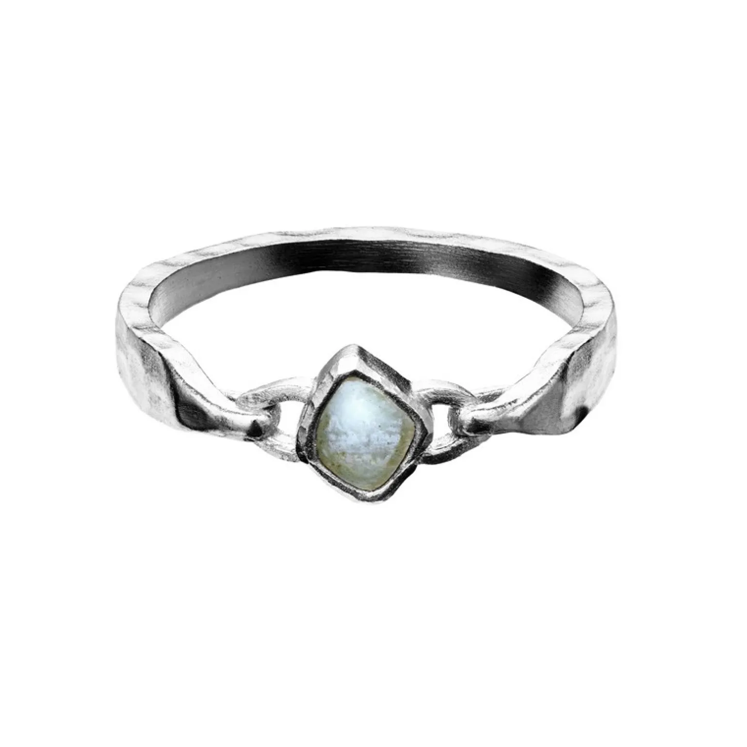 Maanesten - Emmalou Ring aus Silber mit Aquamarin