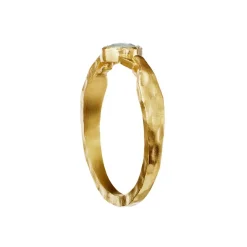 Maanesten - Emmalou vergoldeter Ring mit Aquamarin