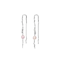 Maanesten - Fiori Ohrringe in silber mit Perlen