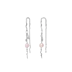 Maanesten - Fiori Ohrringe in silber mit Perlen