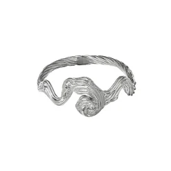 Maanesten - Freya-Ring aus Silber mit Rillen