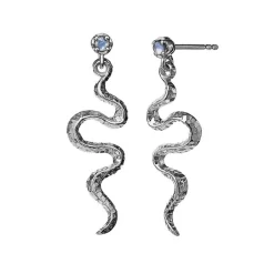 Maanesten - Lucy-Ohrring in Silber