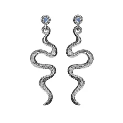 Maanesten - Lucy-Ohrring in Silber