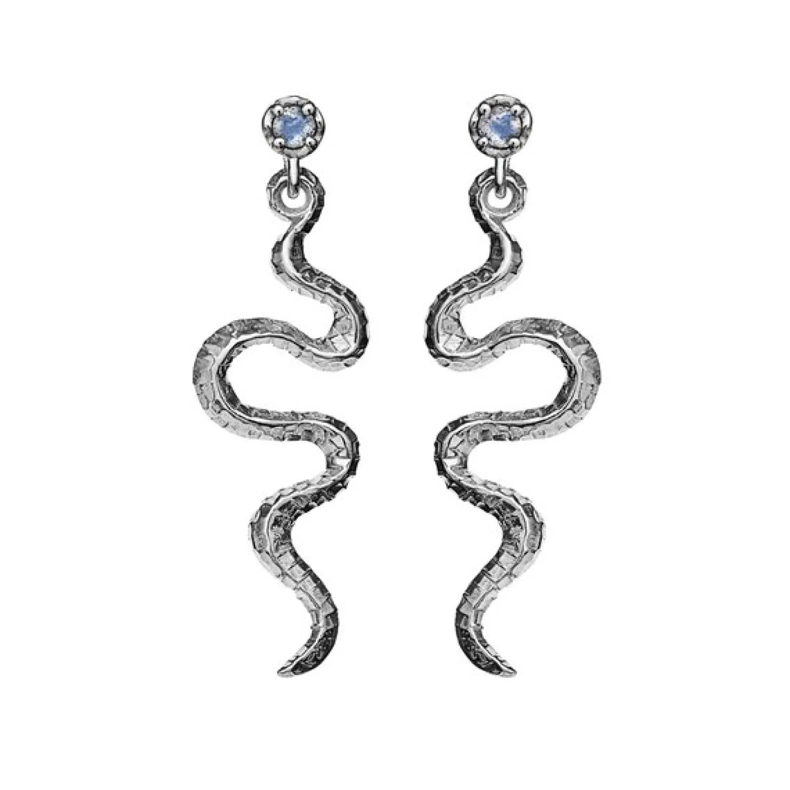 Maanesten - Lucy-Ohrring in Silber