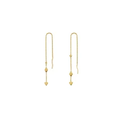 Maanesten - Milia Ohrringe in vergoldete silber