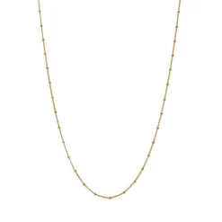 Maanesten - Nala Halsband in vergoldetem Silber 41cm