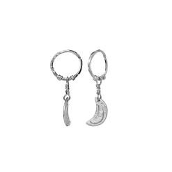 Maanesten - Odessa-Ohrringe silber