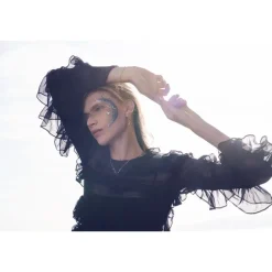 Maanesten - Phoebe Ohrringe aus vergoldetem Silber