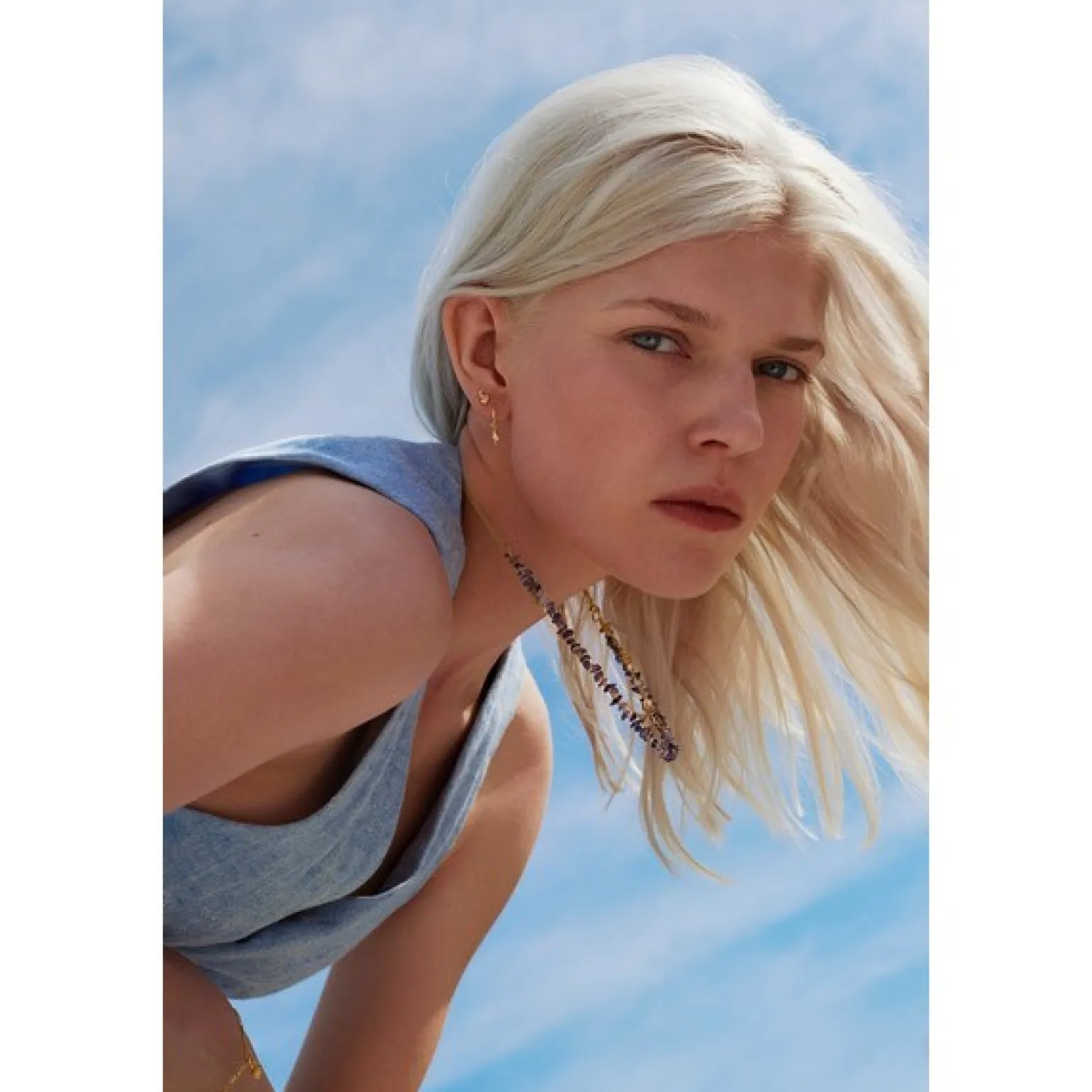 Maanesten - Riesme Halskette in vergoldetem Silber**