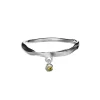 Maanesten - Ring Signe aus Silber mit grünem Peridot